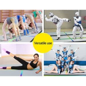 Everfit 4M Air Track Gymnastics Tumbling Exercise Mat Inflatable Mats + Pump | Fitness Equipment Store