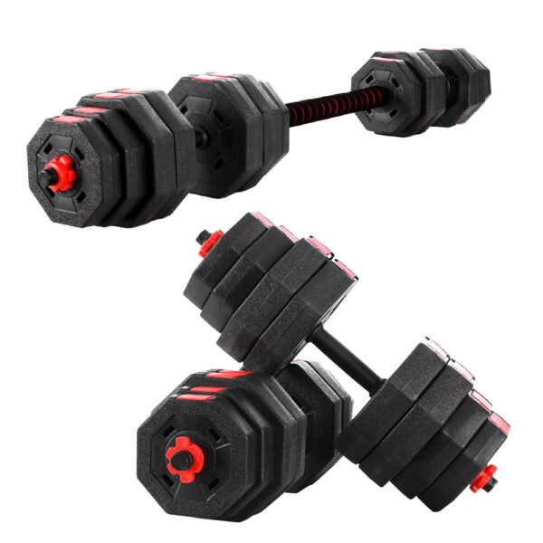 Everfit 40kg Dumbbells Barbell Set Adjustable Dumbbell Weight Lifting | Fitness Equipment Store