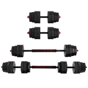Everfit 40kg Dumbbells Barbell Set Adjustable Dumbbell Weight Lifting | Fitness Equipment Store