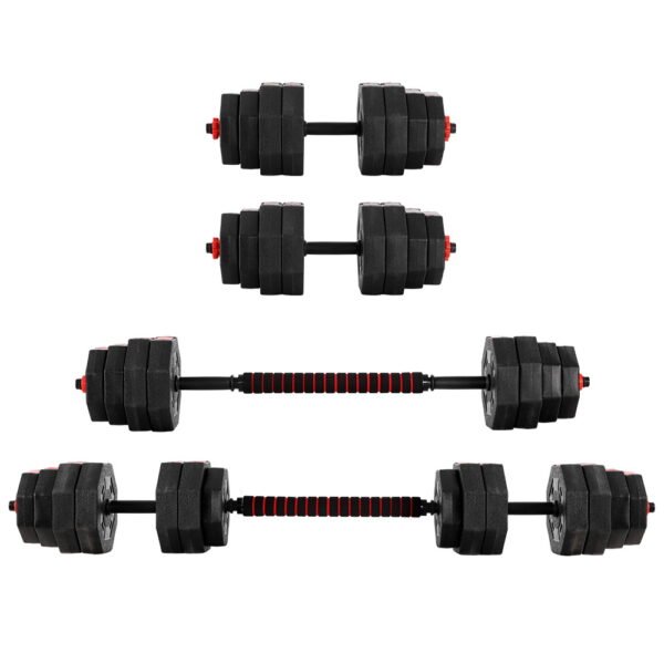 Everfit 40kg Dumbbells Barbell Set Adjustable Dumbbell Weight Lifting | Fitness Equipment Store
