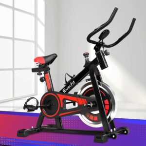 Everfit Spin Bike Exercise Bike Flywheel Cycling Home Gym Fitness 120kg | Fitness Equipment Store