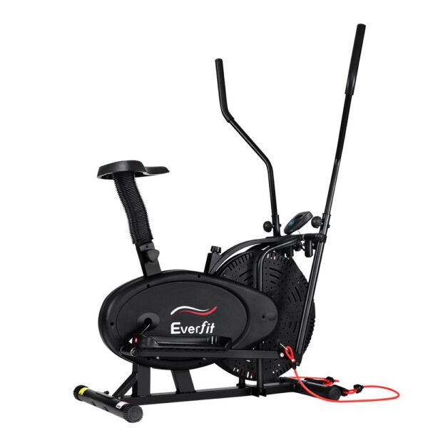 Everfit Exercise Bike 4 in 1 Elliptical Cross Trainer Home Gym Indoor Cardio | Fitness Equipment Store