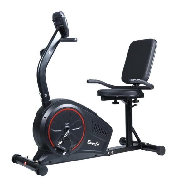 Everfit Exercise Bike Magnetic Recumbent Indoor Cycling Home Gym Cardio 8 Level | Fitness Equipment Store