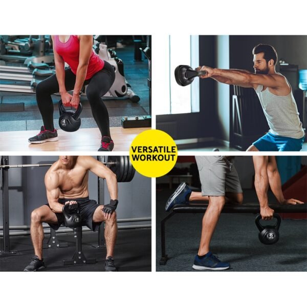 Everfit 22kg Kettlebell Set Weight Lifting Kettlebells Bench Dumbbells Gym Home | Fitness Equipment Store