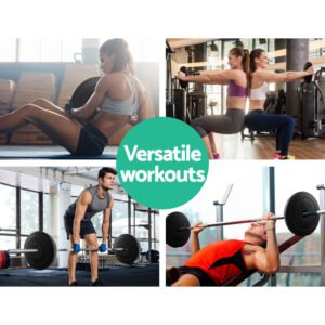 Everfit Weight Plates Standard 2X 5kg Barbell Plate Weight Lifting | Fitness Equipment Store