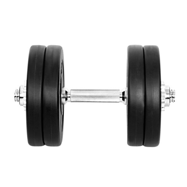 Everfit 25kg Dumbbell Set Weight Plates Dumbbells Lifting Bench | Fitness Equipment Store