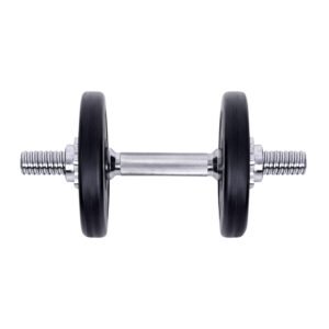 Everfit 10kg Dumbbell Set Weight Plates Dumbbells Lifting Bench | Fitness Equipment Store