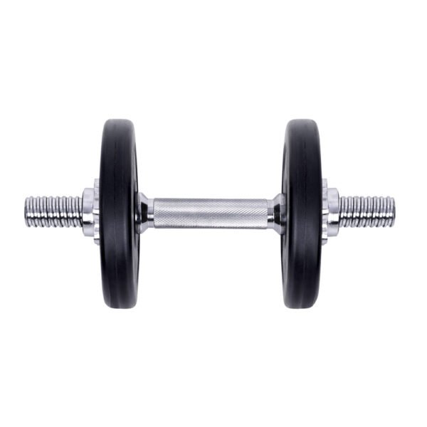Everfit 15kg Dumbbell Set Weight Plates Dumbbells Lifting Bench | Fitness Equipment Store