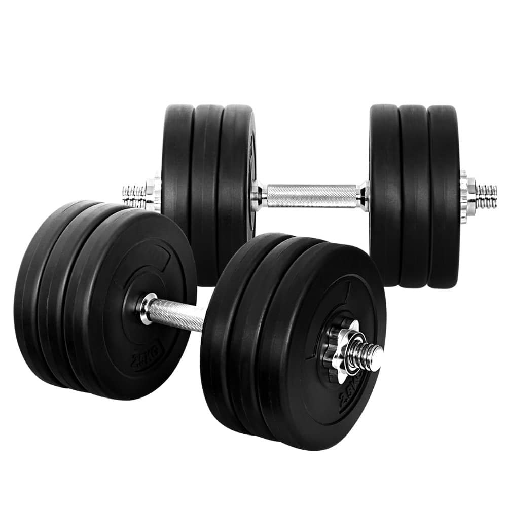 Everfit 35kg Dumbbell Set Weight Plates Dumbbells Lifting Bench 1 Everfit 35kg Dumbbell Set Weight Plates Dumbbells Lifting Bench
