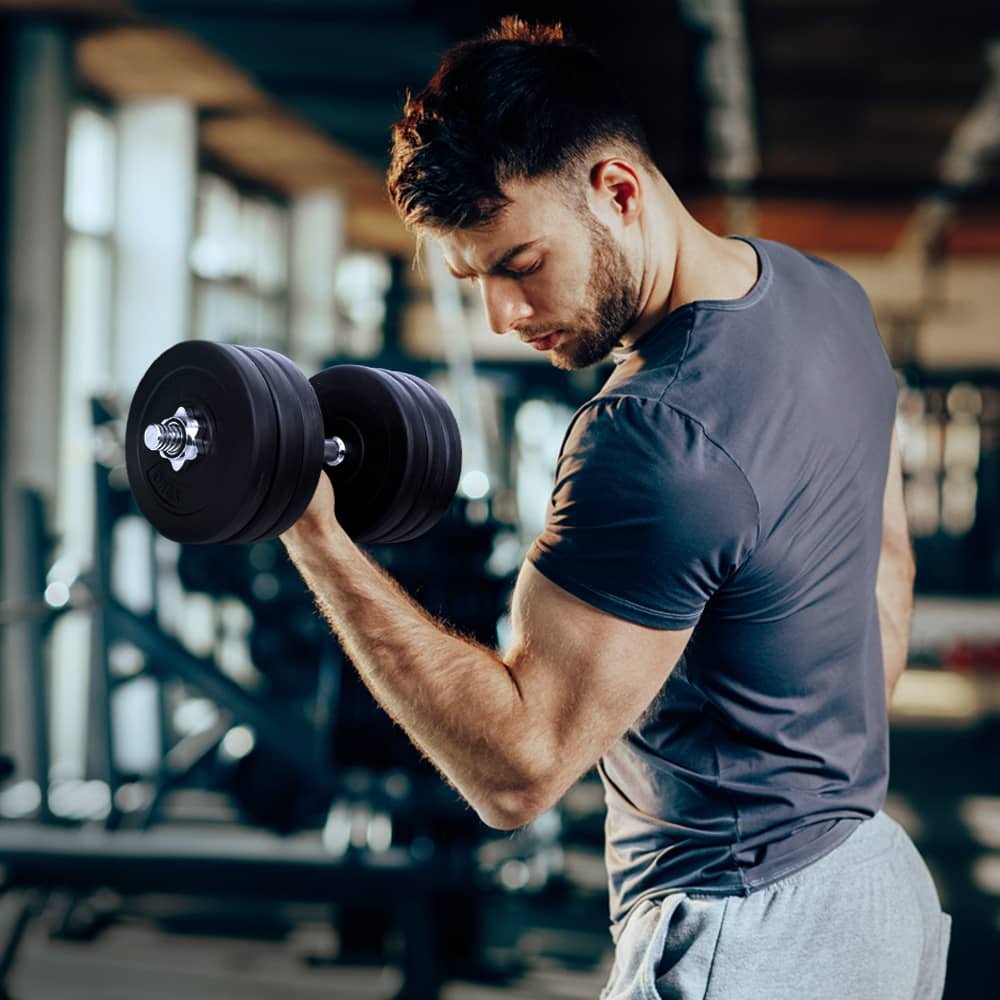 Everfit 35kg Dumbbell Set Weight Plates Dumbbells Lifting Bench 8 Everfit 35kg Dumbbell Set Weight Plates Dumbbells Lifting Bench - Image 8