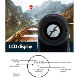 Golf Laser Range Finder 600M Hunting Rangefinder Distance Height Speed Measure | Fitness Equipment Store