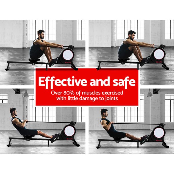 Everfit Rowing Machine Rower Magnetic Resistance Exercise Gym Home Cardio | Fitness Equipment Store