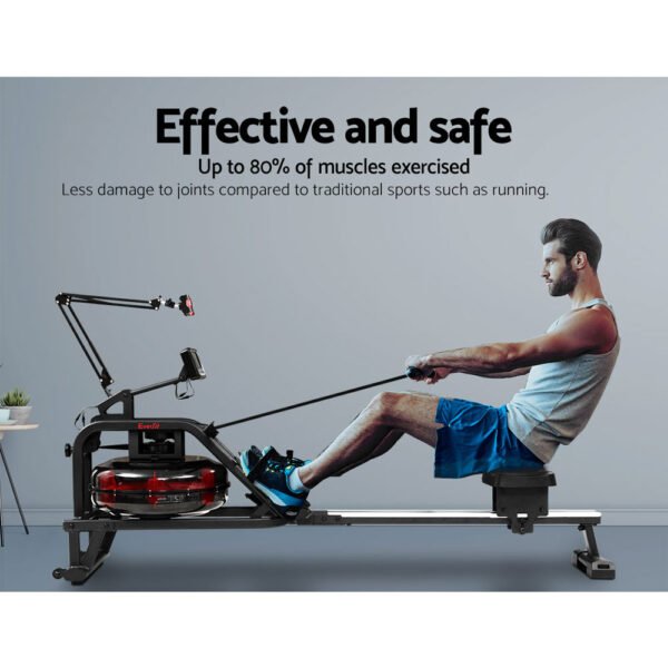 Everfit Rowing Exercise Machine Rower Water Resistance Fitness Gym Home Cardio | Fitness Equipment Store
