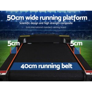 Everfit Treadmill Electric Home Gym Fitness Exercise Machine Incline 400mm | Fitness Equipment Store