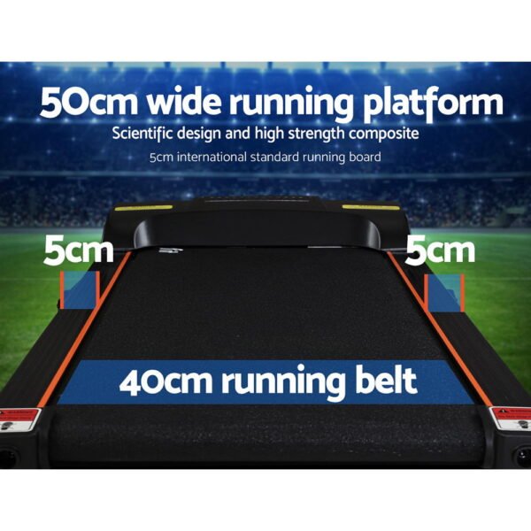 Everfit Treadmill Electric Home Gym Fitness Exercise Machine Incline 400mm | Fitness Equipment Store