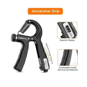 2 Pack Adjustable Hand Grip Strengthener for Hand Grip Strength and Wrist Rehabilitation (Resistance 5-60 kg) | Fitness Equipment Store