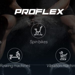 PROFLEX 2 x 25kg Adjustable Dumbbell Set Weights Dumbbells Home Gym Fitness Pair | Fitness Equipment Store