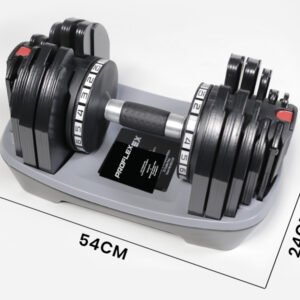 PROFLEX 2 x 25kg Adjustable Dumbbell Set Weights Dumbbells Home Gym Fitness Pair | Fitness Equipment Store