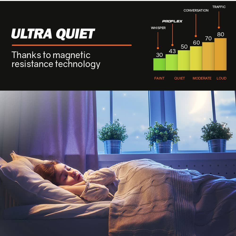 PROFLEX Rowing Machine Magnetic Resistance 16 Levels Fitness Home Gym with LCD 8 PROFLEX Rowing Machine Magnetic Resistance 16 Levels Fitness Home Gym with LCD - Image 8