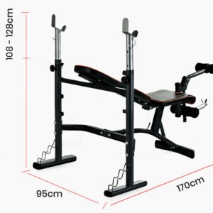 PROFLEX Weight Bench Workout Gym Press Adjustable Home Lifting Fitness Incline | Fitness Equipment Store