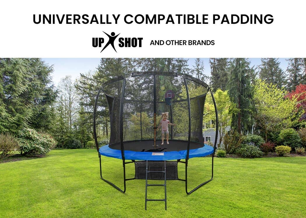 UP-SHOT 12ft Trampoline Safety Pad Blue Padding Replacement Round Spring Cover 5 UP-SHOT 12ft Trampoline Safety Pad Blue Padding Replacement Round Spring Cover - Image 5