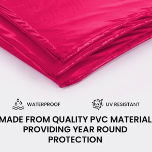 UP-SHOT 8ft Trampoline Safety Pad Pink Padding Replacement Round Spring Cover | Fitness Equipment Store