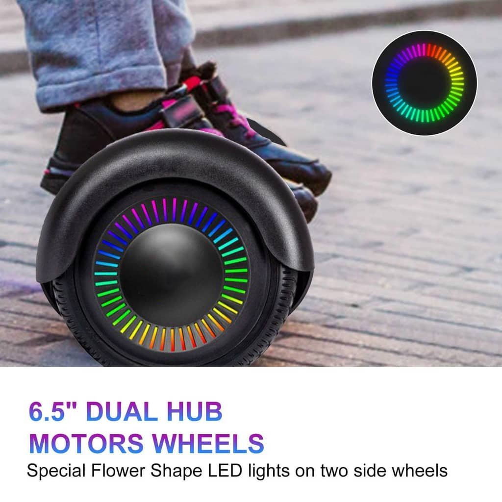 Funado Smart-S RG1 Hoverboard Black 7 Funado Smart-S RG1 Hoverboard Black - Image 7