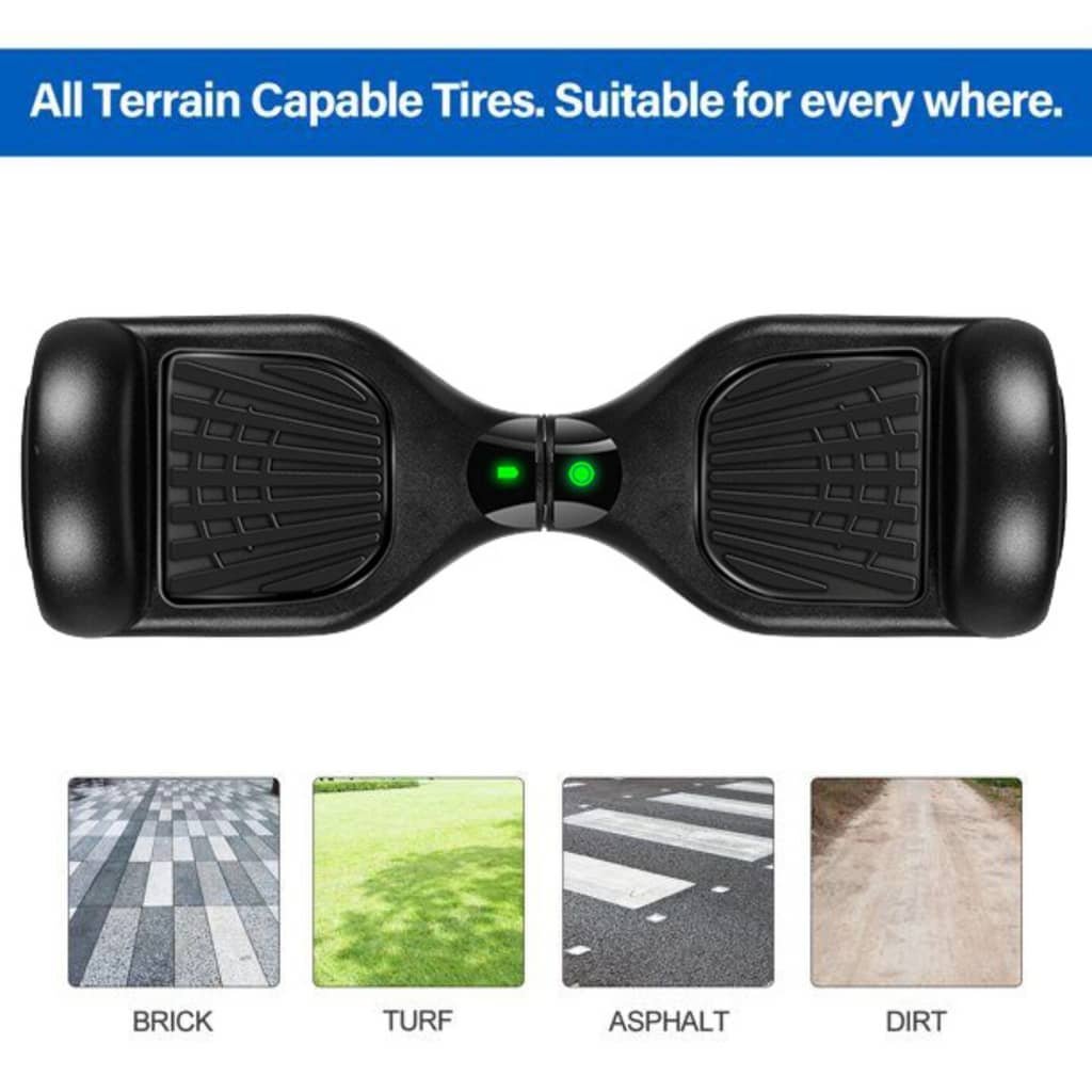 Funado Smart-S RG1 Hoverboard Black 9 Funado Smart-S RG1 Hoverboard Black - Image 9