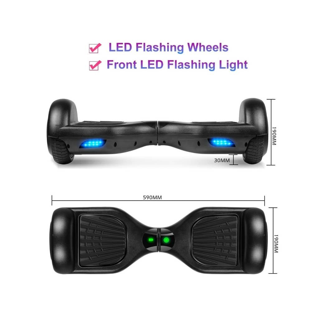 Funado Smart-S RG1 Hoverboard Black 10 Funado Smart-S RG1 Hoverboard Black - Image 10