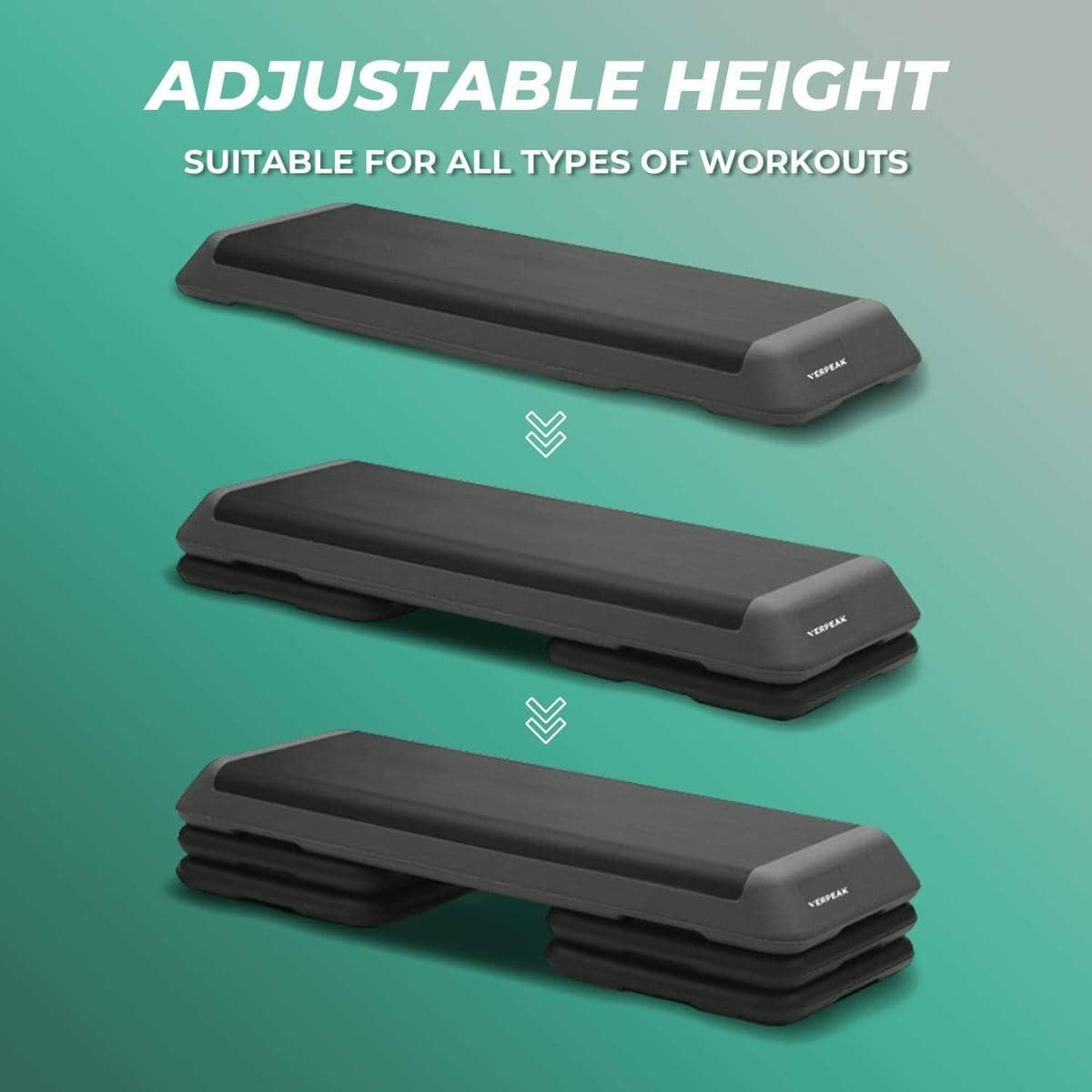 Aerobic stepper 110cm (Green&Pink) 3 Aerobic stepper 110cm (Green&Pink) - Image 3