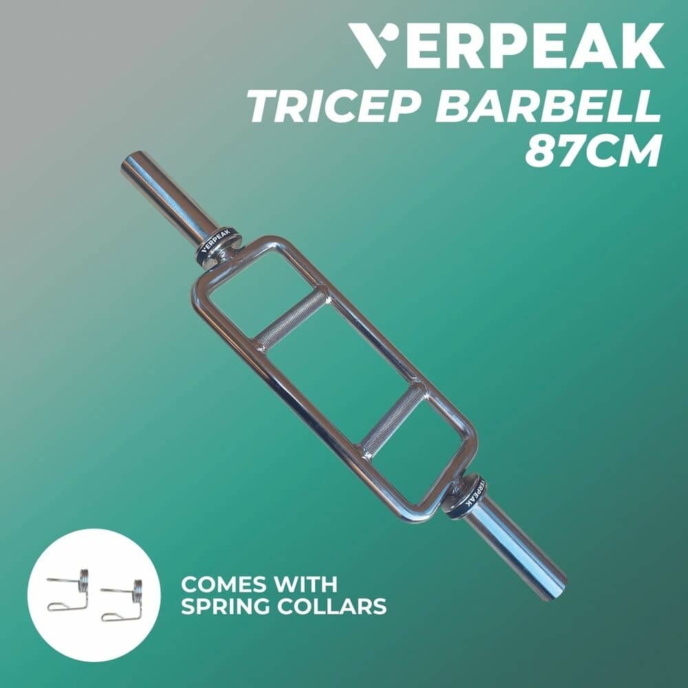 Verpeak Olympic Tricep Barbell 2 Verpeak Olympic Tricep Barbell - Image 2