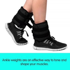 Powertrain Sports Pair 2kg Ankle Weights Home Gym Equipment Wrist Fitness Yoga Training Weights | Fitness Equipment Store