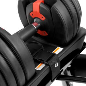 Powertrain 2x 24kg Adjustable Dumbbells with Stand | Fitness Equipment Store