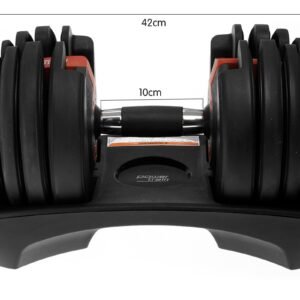 Powertrain 2x 24kg Adjustable Dumbbells with Stand | Fitness Equipment Store
