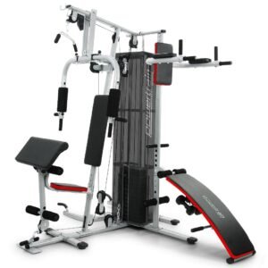 Powertrain Sports Multistation Powertrain Home Gym With Weights And Bench-175lbs