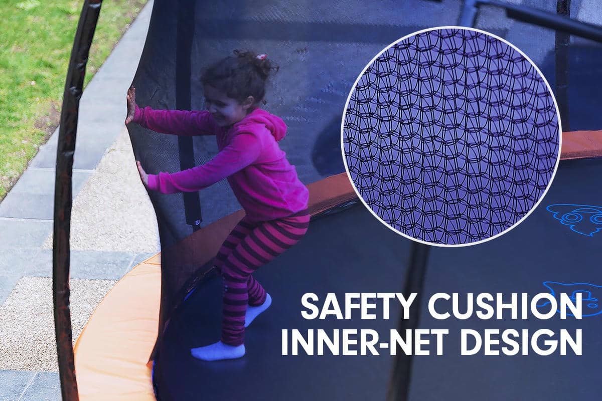 Kahuna 16ft 12 Pole Replacement Trampoline Net Blue 2 Kahuna 16ft 12 Pole Replacement Trampoline Net Blue - Image 2