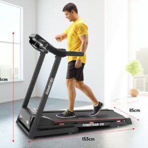 Powertrain V30 Foldable Treadmill Manual Incline Home Gym Cardio | Fitness Equipment Store