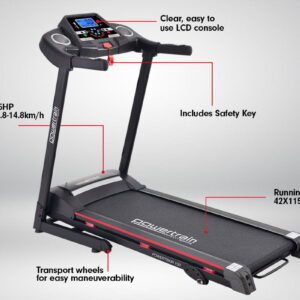Powertrain V30 Foldable Treadmill Manual Incline Home Gym Cardio | Fitness Equipment Store