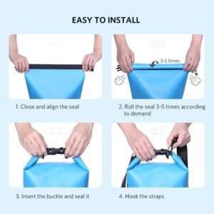 UGREEN Floating Waterproof Dry Bag for Cycling/Biking/Swimming/Rafting/Water Sport - Blue | Fitness Equipment Store