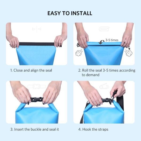 UGREEN Floating Waterproof Dry Bag for Cycling/Biking/Swimming/Rafting/Water Sport - Blue | Fitness Equipment Store