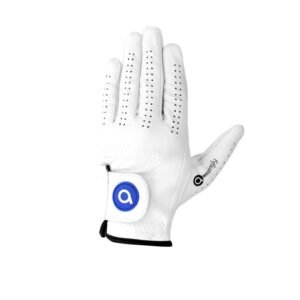 Awezingly Premium Quality Cabretta Leather Golf Glove for Men - White (XXL) | Fitness Equipment Store