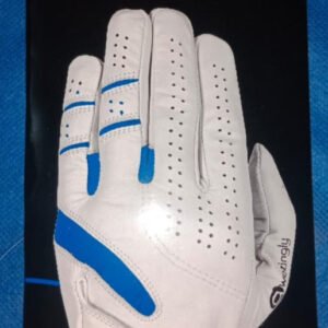 Awezingly Power Touch Cabretta Leather Golf Glove for Men - White (XL) | Fitness Equipment Store