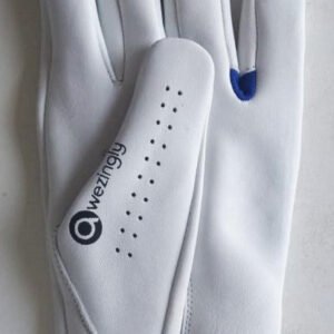 Awezingly Power Touch Cabretta Leather Golf Glove for Men - White (XXL) | Fitness Equipment Store