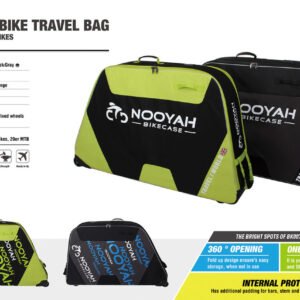 NOOYAH Bike BLUE Travel Case Bike Bag Shell EVA Tough material MTB Mountain Bike Road Bike TT 700c Gravel Bike Ebike 29er etc - BK007S | Fitness Equipment Store