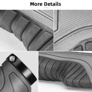 Bicycle Grips MTB Road Bike Double Lock Rubber Handlebar Grips Anti-Slip Rock Bros BLUE | Fitness Equipment Store