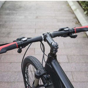 Bicycle Grips MTB Road Bike Double Lock Rubber Handlebar Grips Anti-Slip Rock Bros BLUE | Fitness Equipment Store