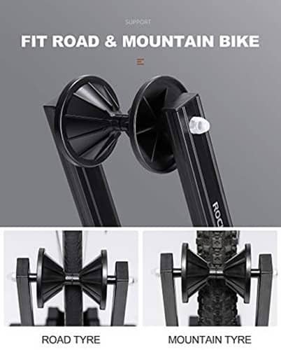 Bike Stand Foldable Portable- Rockbros Aluminum Alloy Light Weight 1.6gk Garage House Shed Bike Wheel Holder Portable 7 Bike Stand Foldable Portable- Rockbros Aluminum Alloy Light Weight 1.6gk Garage House Shed Bike Wheel Holder Portable - Image 7