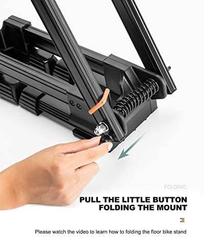 Bike Stand Foldable Portable- Rockbros Aluminum Alloy Light Weight 1.6gk Garage House Shed Bike Wheel Holder Portable 6 Bike Stand Foldable Portable- Rockbros Aluminum Alloy Light Weight 1.6gk Garage House Shed Bike Wheel Holder Portable - Image 6