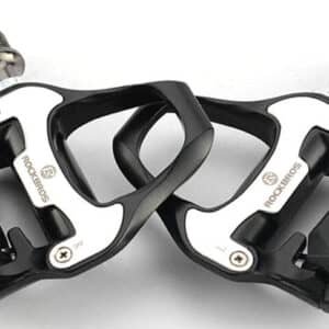 Self Lock Clip In Bike Pedals Shimano SPD-SL Cleat MTB Road 700C Hybrid BMX - Rockbros Nylon Black | Fitness Equipment Store