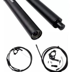 ZOOM SPD-801N Adjustable Height via Thumb Remote Lever - Internal Cable 30.9 Diameter 100mm Travel Mountain Bike Dropper | Fitness Equipment Store